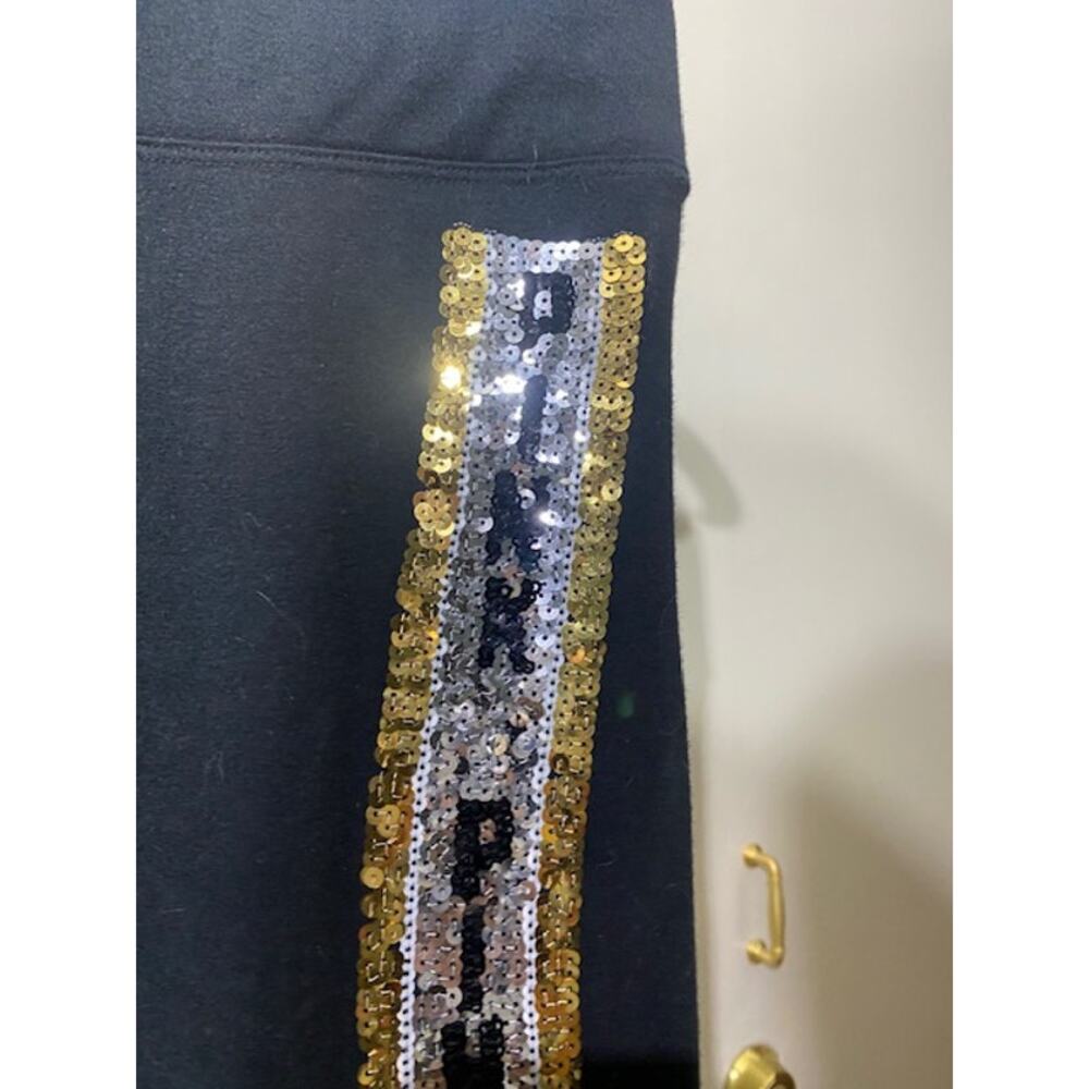 VS Pink Silver and Gold Sequin 2 Piece warm up suit RARE - Picture 5 of 10